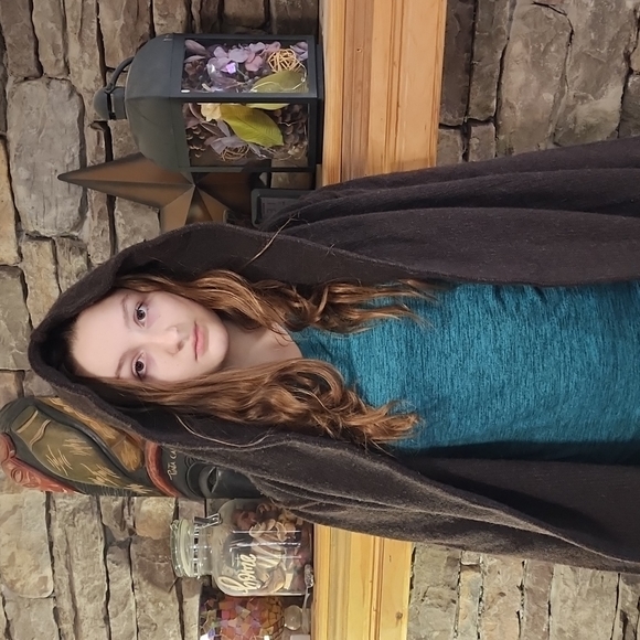 VINCE CASHMERE WOOL ALPACA MIX BLACKET THICK OVERSIZED SWEATER - Picture 5 of 16